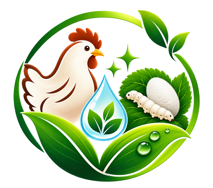 Natural cleaning solutions for poultry and sericulture